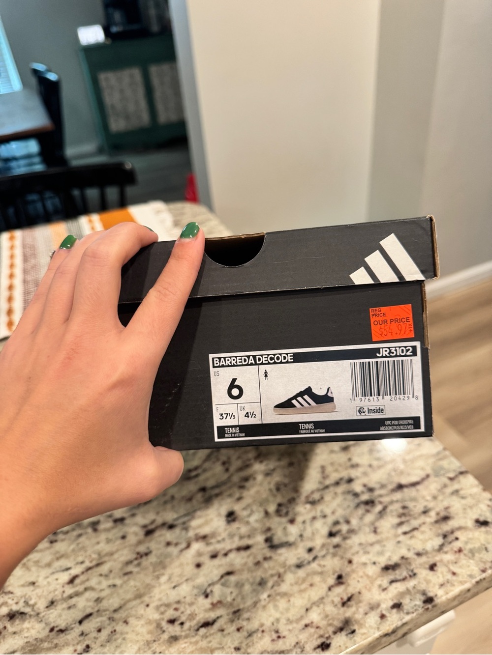 adidas Kids Barreda Decode Sneakers - Black & White